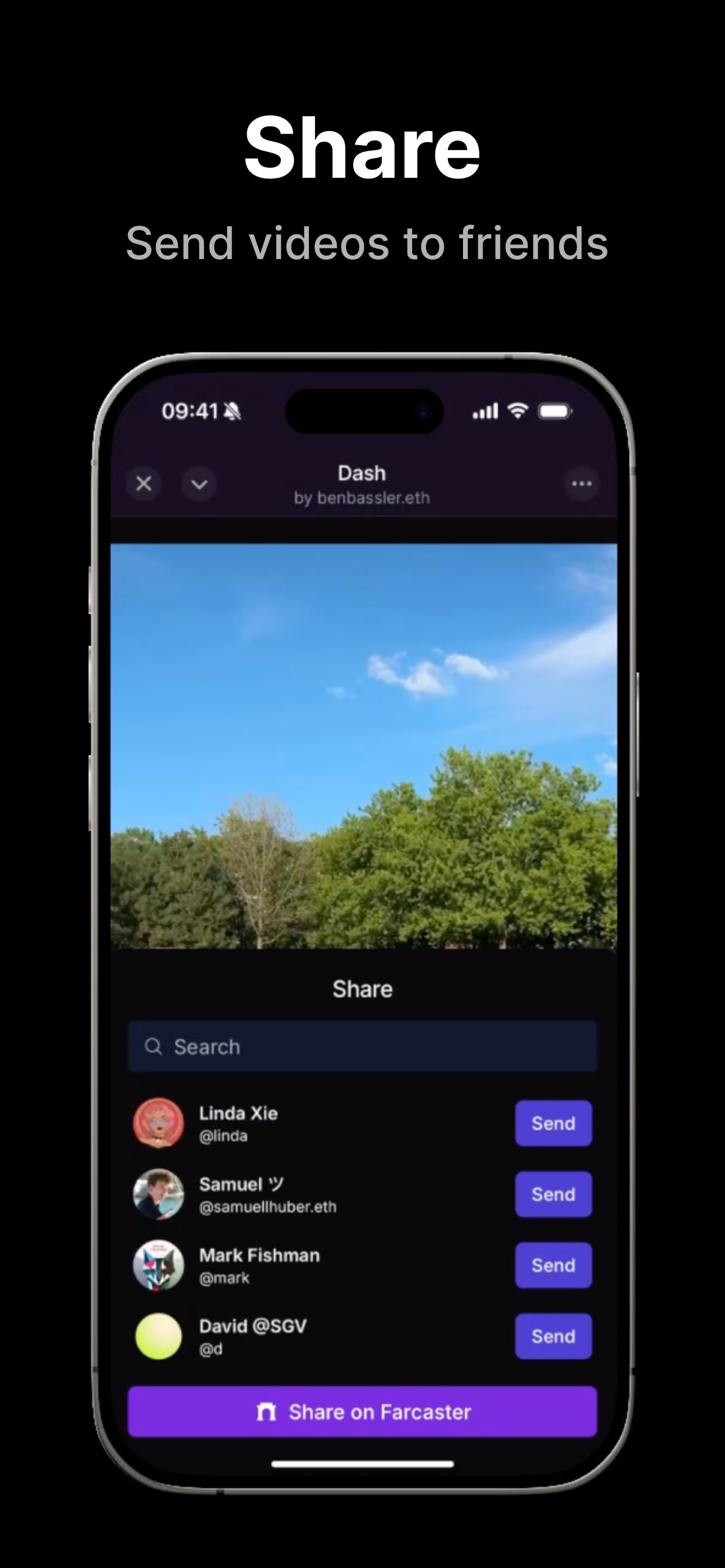 Dash - Farcaster Mini Apps screenshot